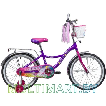 Детский велосипед Novatrack Little Girlzz 207GIRLZZ.VL23 (фиолетовый, 2023)